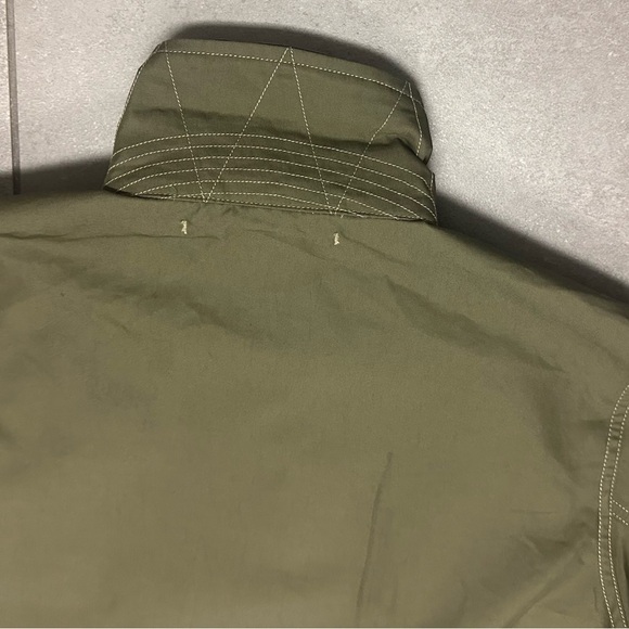 Buck Mason Men's Jacket Olive Green Corduroy Collar Medium $398 - Picture 8 of 16